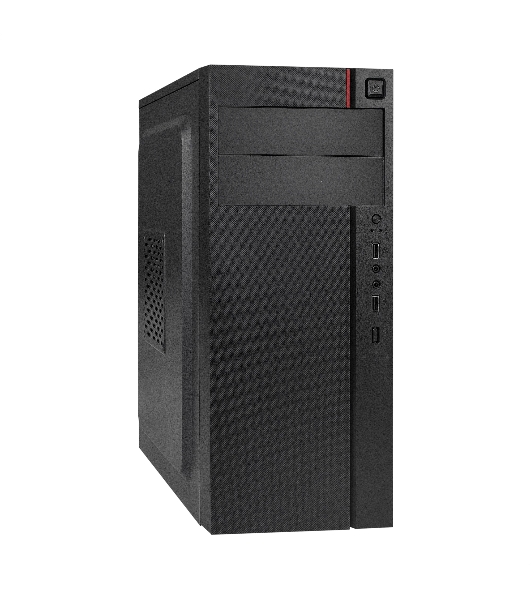 Компьютерный корпус Miditower ExeGate AA-440-AA450 (ATX, AA450 8 см, 2*USB, аудио)