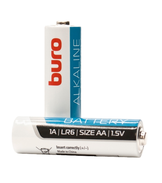 Батарея Buro Alkaline LR6 AA (2шт) блистер