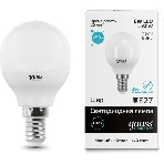 Лампа светодиодная LED Gauss 6Вт E14 220В 4100К Elementary шар 53126, фото3