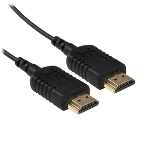 Кабель HDMI CP-HM-HM-1M Wize,1 м, v.2.0, K-Lock, soft cable, 19M/19M, позол.разъемы, экран, темно-серый, пакет, фото3