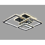 Управляемый светодиодный светильник Ambrella light FA1733/3 BK/CH черный/хром 145W 3000K/4200K/6400K 670*510*150 (ПДУ РАДИО 2.4G), фото3