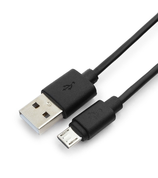 Кабель Гарнизон Кабель USB 2.0 Pro, AM/microBM 5P, 1м, черный, пакет (GCC-mUSB2-AMBM-1M)