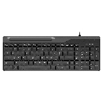 Клавиатура проводная A4Tech Fstyler FK25, USB, черный/серый, фото 1