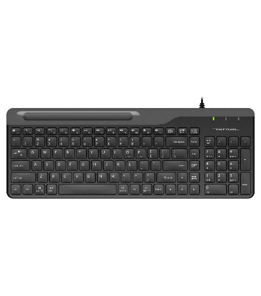 Клавиатура проводная A4Tech Fstyler FK25, USB, черный/серый