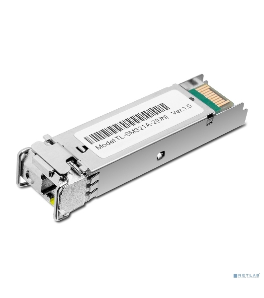 Модуль SFP TP-Link 1000Base-BX WDM Bi-Directional SFP module, TX: 1550 nm and RX: 1310 nm, 1 LC Simplex port, up to 2 km transmission distance in 9/125 μm SMF (Single-Mode Fiber), Supports Digital Diagnostic Monitoring (DDM).