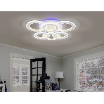 Потолочный светодиодный светильник FA8805 WH белый 174W 550*550*130 (ПДУ РАДИО 2.4), фото5