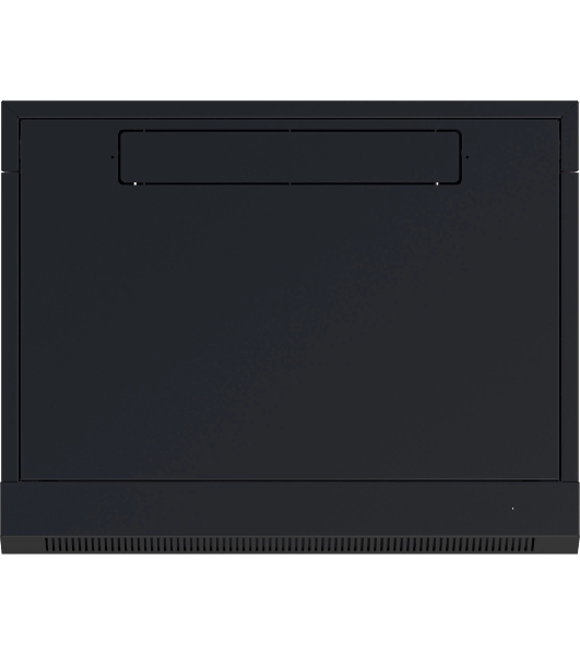 Шкаф коммутационный NTSS NTSS-W9U6045GS-BL настенный 9U 570x450мм пер.дв.стекл 60кг черный 350мм 20.1кг 220град. 370мм IP20 сталь