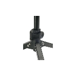 Микрофонная стойка 'журавль' K&M 21020-300-55 высота от 900 до 1605 мм, длина стрелы 800 мм, металлические узлы, складная конструкция, материал стойки - сталь, цвет черный, фото3