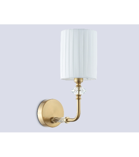 Настенный светильник Ambrella light LH71506 BS/FR латунь/белый матовый E14 max 40W 230*120*310