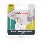 Разъем Cablexpert TVPL-10, TV (мама) 90 градусов, блистер, фото 1