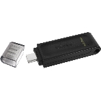 Флешка USB Kingston DataTraveler DT70 (DT70/128Gb), 128Gb, USB Type-C 3.2, R/W 70/45, черный, фото5