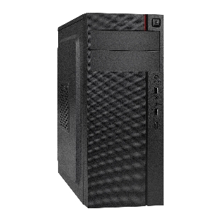 Компьютерный корпус Miditower ExeGate AA-440-AA500 (ATX, AA500 8 см, 2*USB, аудио)