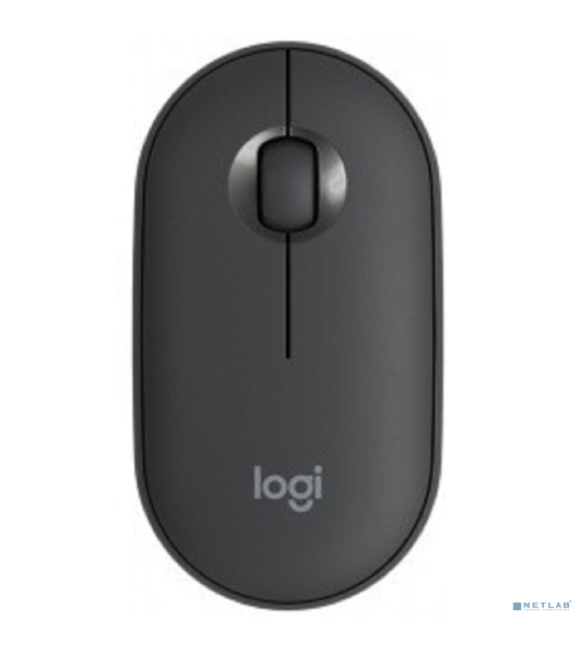 Мышь беспроводная Logitech Pebble M350 графитовый, 1000 dpi, радиоканал, Bluetooth, USB, кнопки - 3