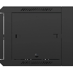 Шкаф коммутационный NTSS NTSS-W9U6045GS-BL настенный 9U 570x450мм пер.дв.стекл 60кг черный 350мм 20.1кг 220град. 370мм IP20 сталь, фото2