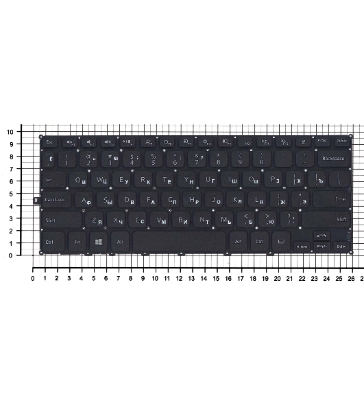 Клавиатура для ноутбука Dell Inspiron 11-3137 черная