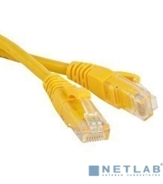 Патч-корд Hyperline U/UTP, Cat.6, LSZH, 1.5 м, желтый PC-LPM-UTP-RJ45-RJ45-C6-1.5M-LSZH-YL