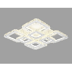 Управляемый светодиодный светильник Ambrella light FA1737/4+4 WH/CH белый/хром 215W 3000K/4200K/6400K 720*720*120 (ПДУ РАДИО 2.4G), фото5