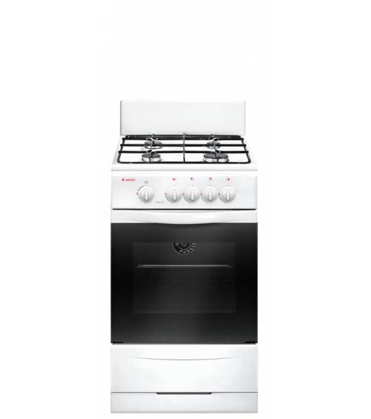 Плита газовая Gefest ПГ 3200-08 К33 белый, конфорок 4 шт, духовка 42 л, 50 см x 85 см x 53 см