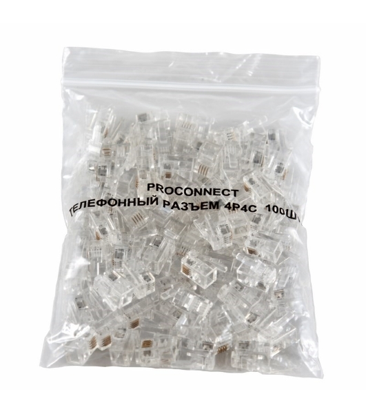 Телефонный разъем PROconnect RJ-9 (4P4C)