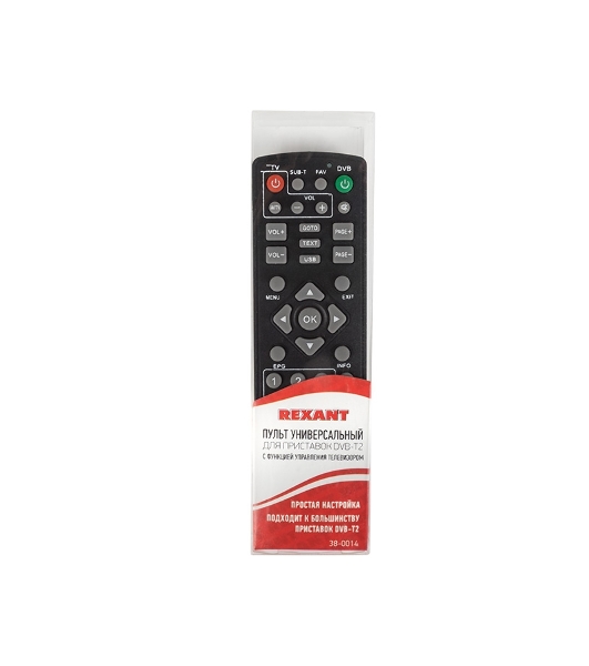Универсальный пульт дистанционного управления Rexant для DVB-T2 (RX-DVB-014)