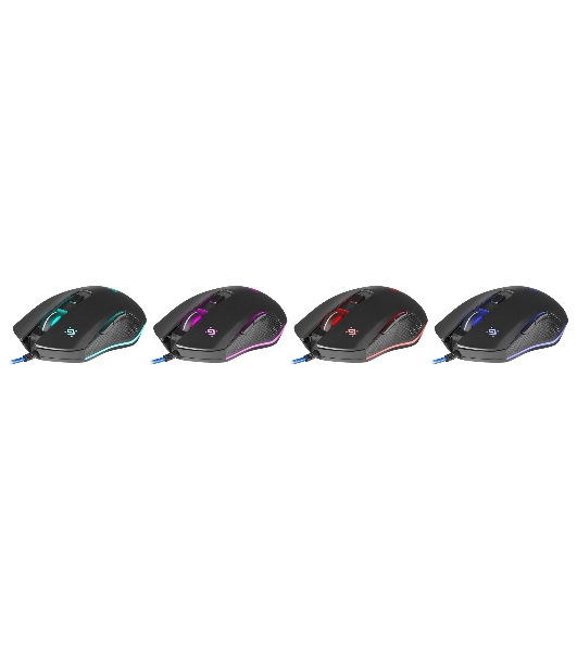 Мышь проводная Defender Sky Dragon GM-090L черный, 3200 dpi, USB, кнопки - 6