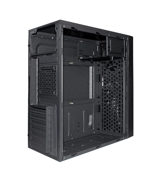 Компьютерный корпус Miditower ExeGate AA-440-AA500 (ATX, AA500 8 см, 2*USB, аудио)
