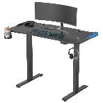 Стол игровой Cactus CS-ED-GbK столешница МДФ карбон, каркас черный, фото12