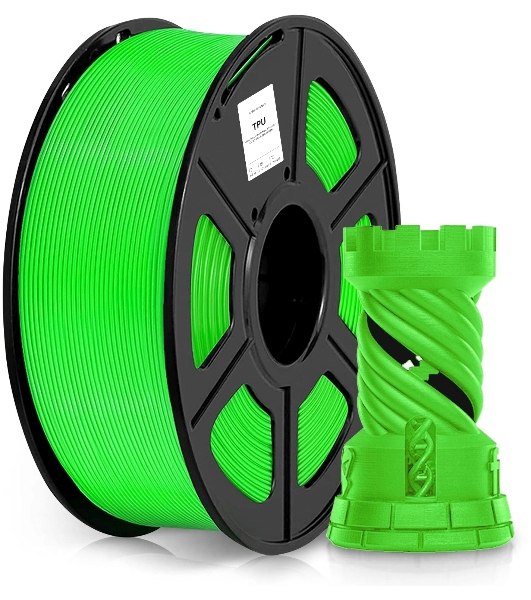 Пластик для принтера 3D Cactus CS-3D-TPU-0.8KG-GREEN TPU d1.75мм 0.8кг 1цв.