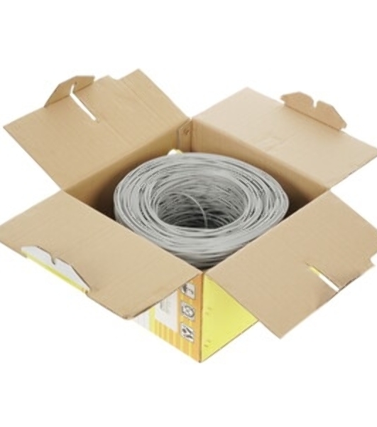 Кабель витая пара PROconnect U/UTP cat.5e 2х2х24AWG solid CCA PVC сер. (м)
