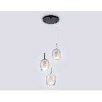 Подвесной светильник Ambrella light LH11156/3 BK/WH/TI черный/белый/янтарь E27*3 max 60W D425*1500, фото8