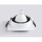 Светильник встраиваемый Ambrella light TN102727 WH/BK белый/черный GU5.3 92*92*23, фото4