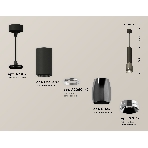 Светильник Ambrella Light XP1123010 DCH/SBK/PSL черный хром/черный песок/серебро полированное MR16 GU5.3, фото 1