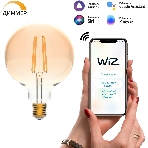 Лампа cветодиодная Gauss Smart Home Filament G95 7W 740lm 2500К E27 диммируемая LED, фото 1