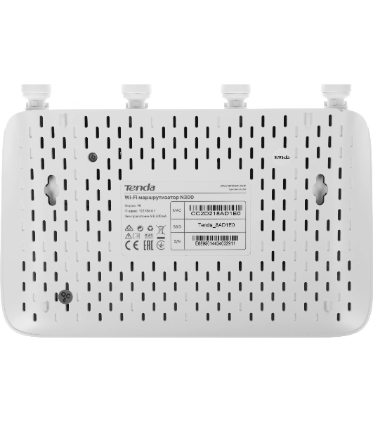 Маршрутизатор TENDA F6 Wi-Fi 300MBPS 10/100M