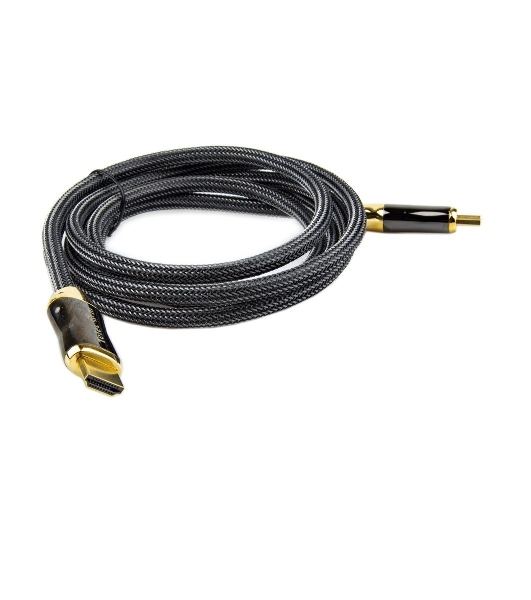 Кабель HDMI 19M/M,ver. 2.1, 8K@60 Hz 2m метал разъемы, нейлоновая оплетка Telecom TCG300-2M