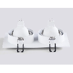Светильник встраиваемый Ambrella light TN102731/2 WH белый GU5.3 175*92*23, фото3