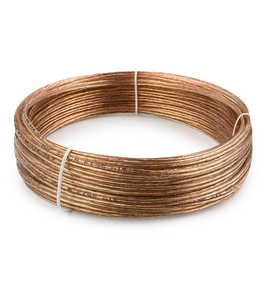 Акустический кабель Cablexpert CC-TC2x0,5-15M, прозрачный, 15 м, бухта