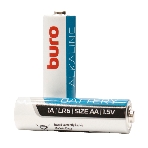 Батарея Buro Alkaline LR6 AA (4шт) блистер, фото 1