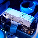 Оперативная память Kingston Fury Beast, DDR5, 32Gb (2x16GB), 5600MHz, CL36, DIMM, радиатор, RGB, белый, фото 1
