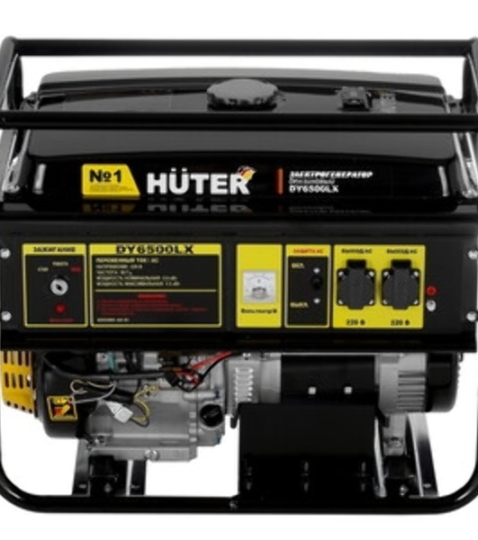 Электрогенератор бензиновый Huter DY6500LX, 5.5 кВт, 71 дБ, 74 кг