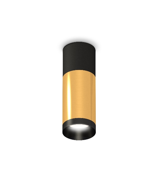 Светильник Ambrella Light XS6327040 PYG/SBK/PBK золото желтое полированное/черный песок/черный полированный MR16 GU5.3