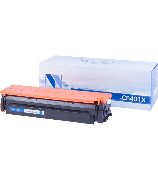 Картридж лазерный NVPrint совместимый HP CF401X Cyan для CLJ Color M252, MFP M277 (2 300k)