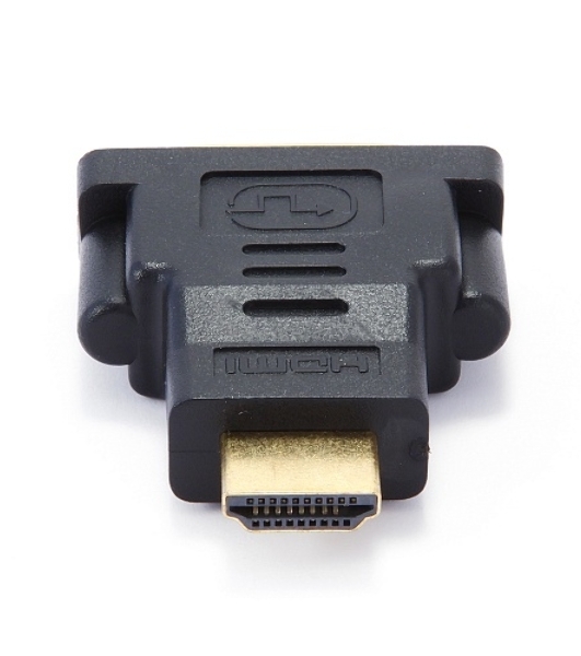 Переходник Gembird Переходник HDMI-DVI 19M/25F, золотые разъемы, пакет