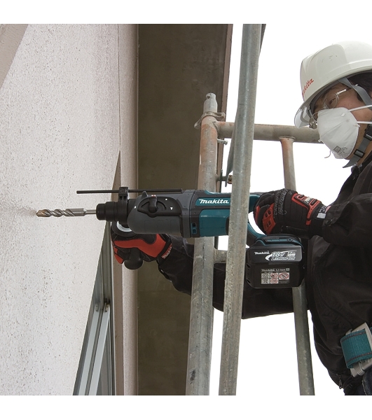 Перфоратор Makita DHR241RFE, SDS-plus, 18 В, 1.9 Дж, от аккумулятора