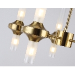 Люстра Ambrella light LH55358/10 BS/CL латунь/прозрачный G9/10 max 30W D550*690, фото5