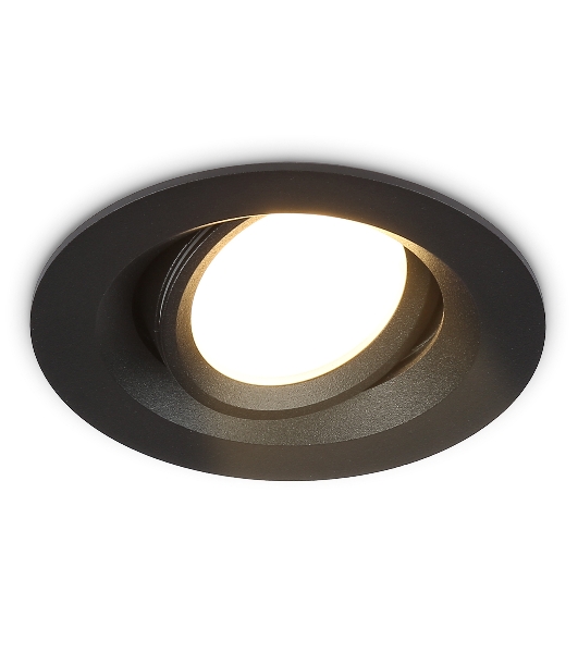 Светильник Ambrella light TN1142 BK черный IP44 GU5.3 D95*38