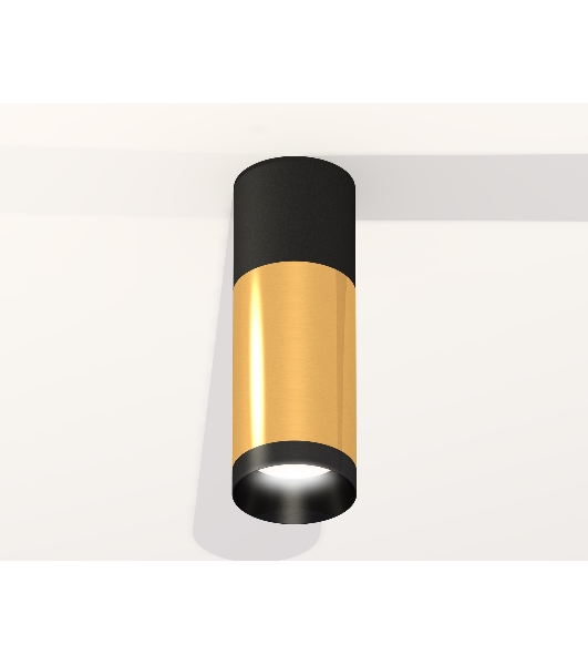 Светильник Ambrella Light XS6327040 PYG/SBK/PBK золото желтое полированное/черный песок/черный полированный MR16 GU5.3