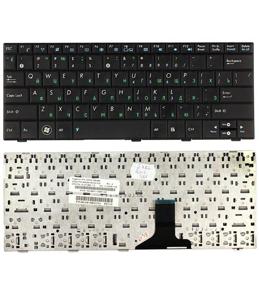 Клавиатура для ноутбука Asus Eee PC 1005HA 1008HA 1001HA 1001px черная