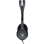 Гарнитура Logitech H111 чёрный, проводная, 3.5 мм, фото12