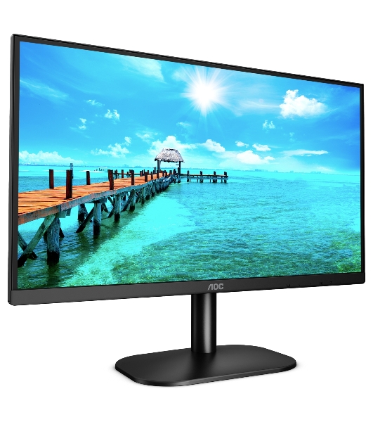 Монитор 27' AOC 27B2DM, VA 1920x1080, 75 Гц, 4 мс, 16:9, 250 кд/м², 1xHDMI, 1xDVI-D, 1xVGA, 1x3.5 мм, черный